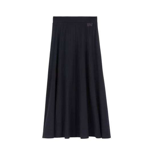 Midi A-line Tee Skirt