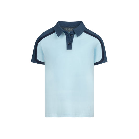 DENIM DETAIL POLO