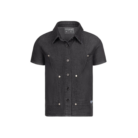 DENIM DETAILED SHIRT